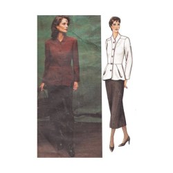 2700 VOGUE G. BEENE PEPLUM JACKET, CONTOUR SKIRT PATTERN 8-12,14-18 UNCUT choice